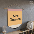 Personalized Teacher Name Pennant – Classroom Wall Decor
