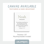 Personalized Custom Name Bible Verse Wall Art