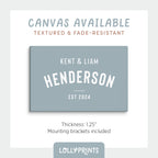 Custom Family Name Brothers Poster Print