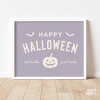 Happy Halloween Pumpkin Kids Room Print