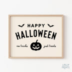 Happy Halloween Pumpkin Kids Room Print