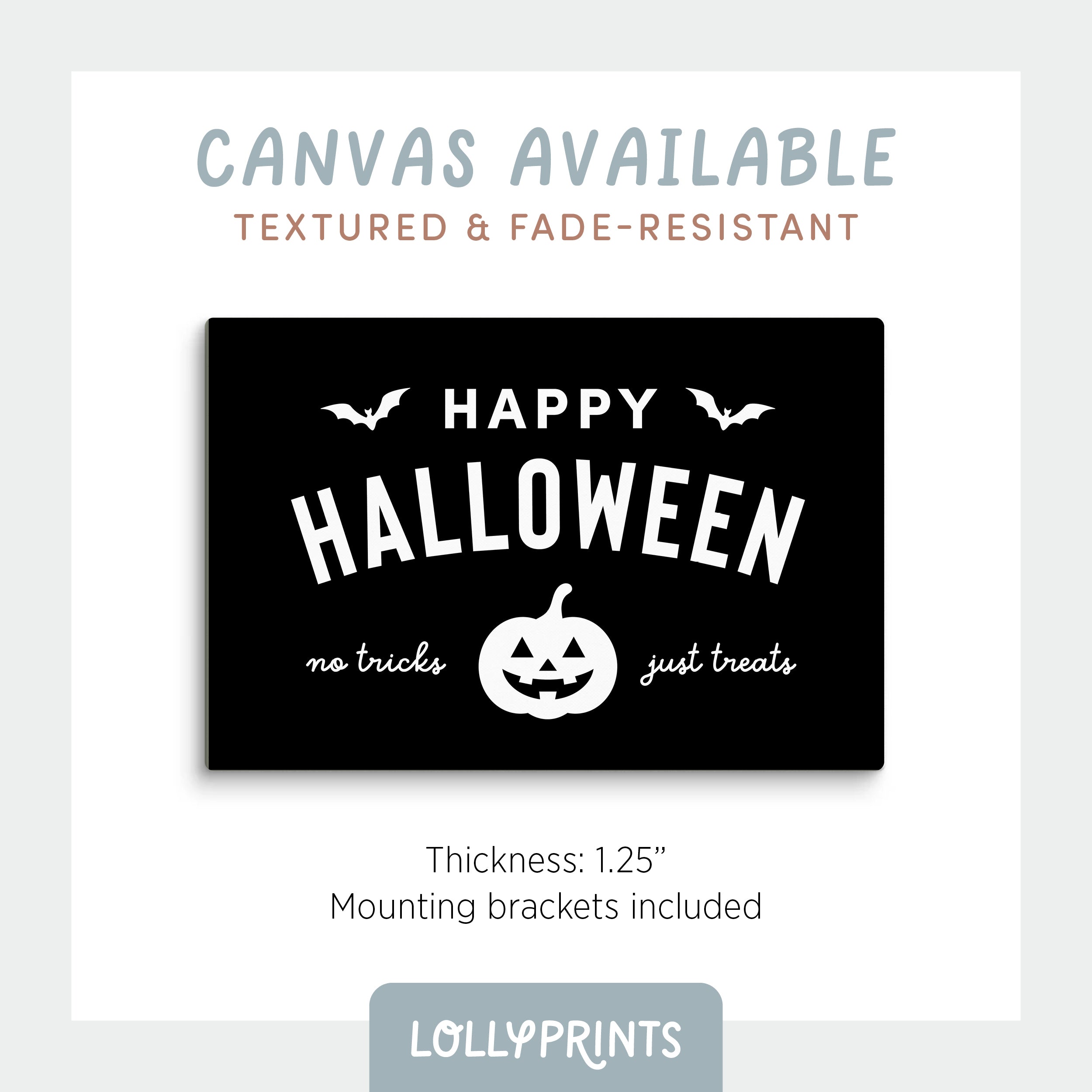 Happy Halloween Pumpkin Kids Room Print