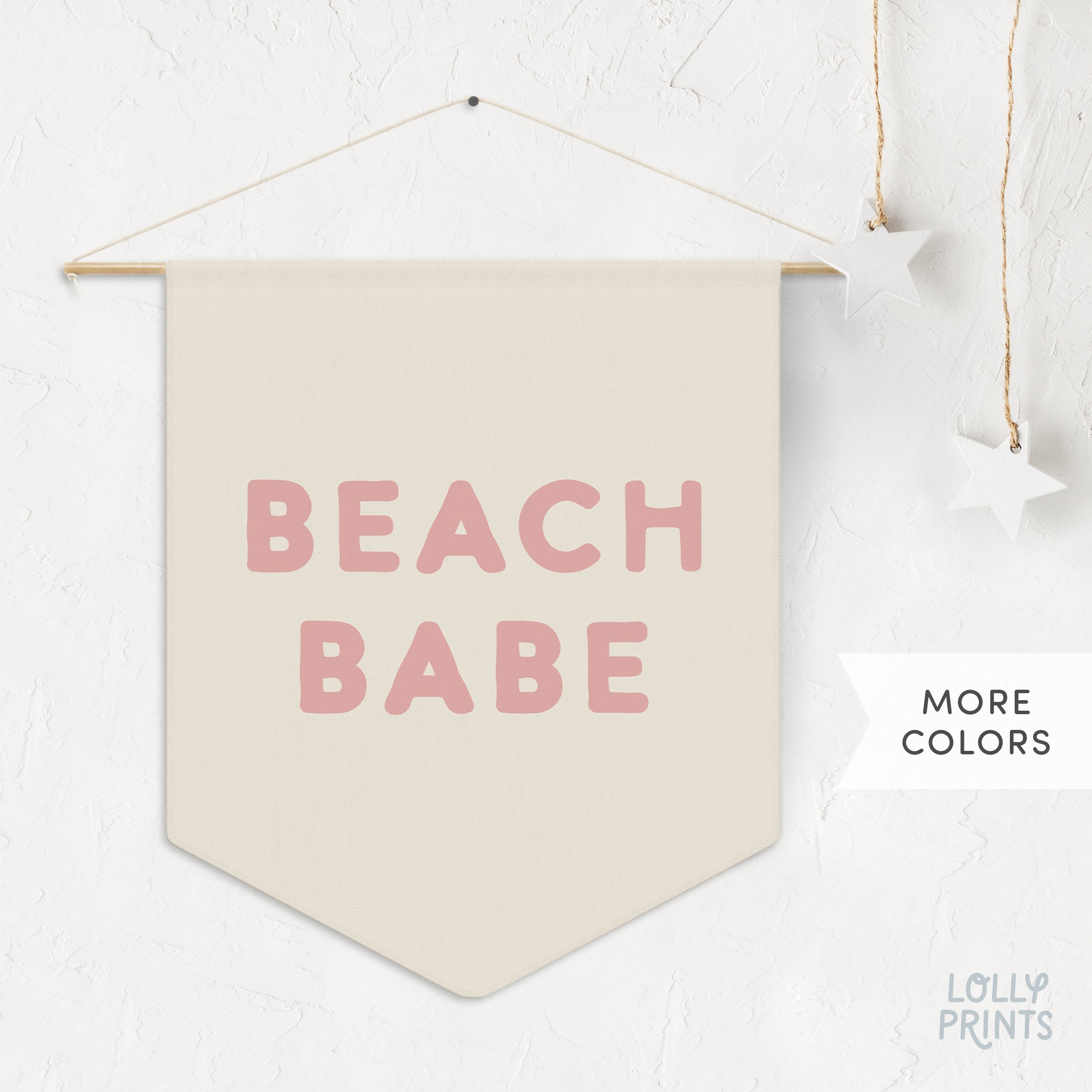 Beach Babe Summer Decor Pennant