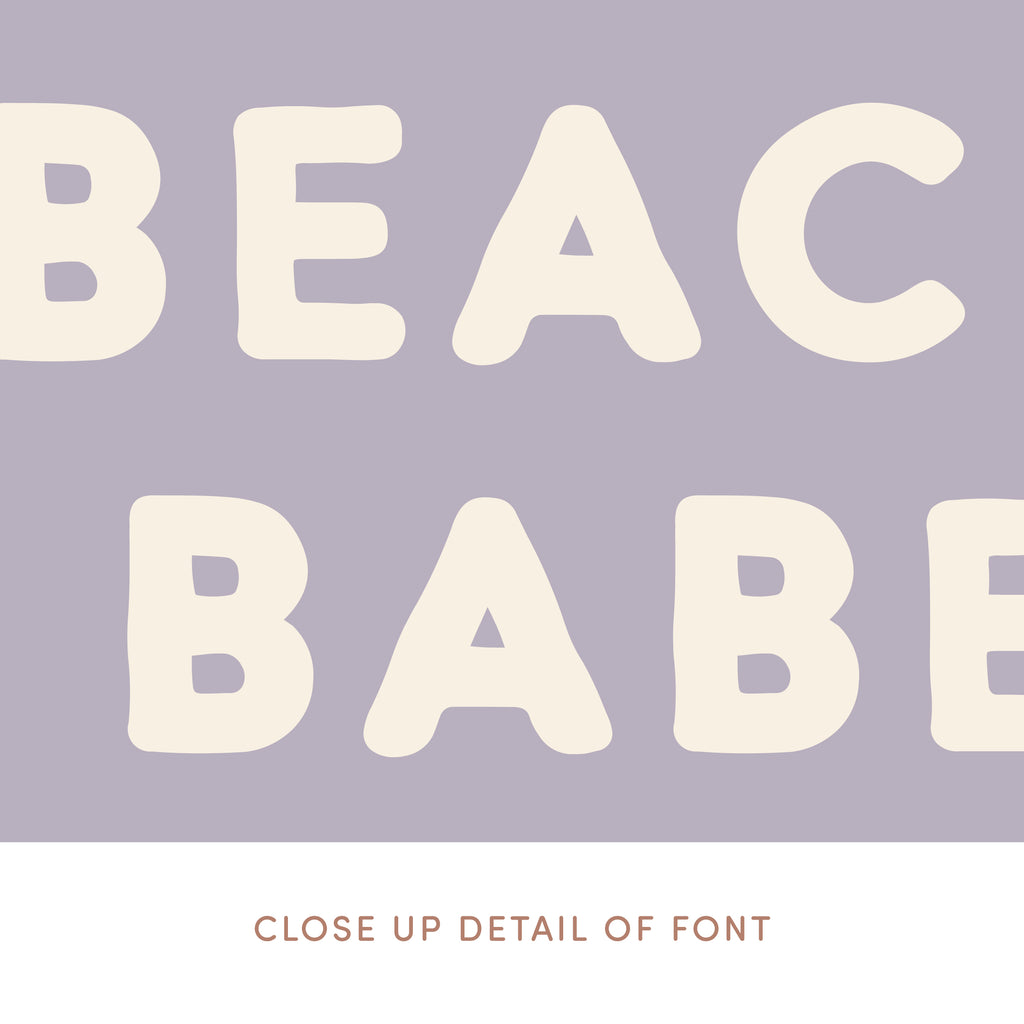 Beach Babe Summer Decor Pennant