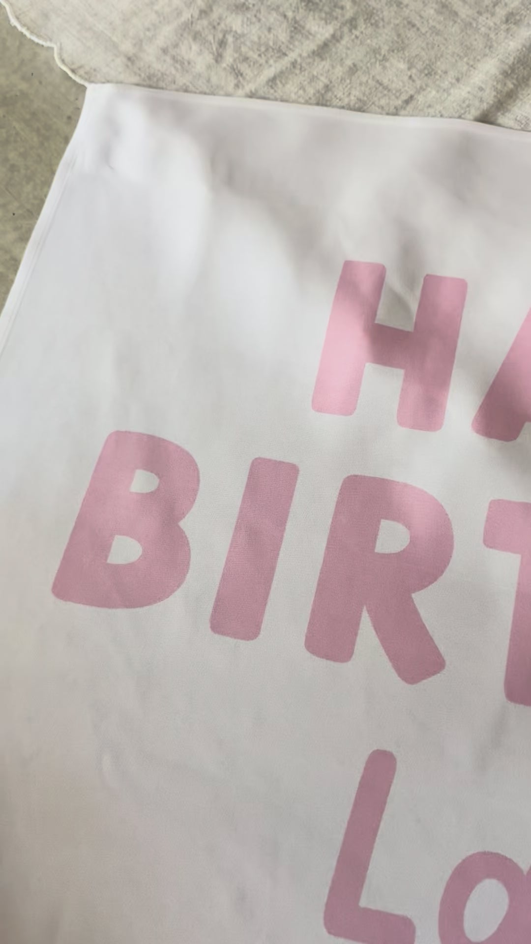 Personalized Kids Happy Birthday Banner Fun